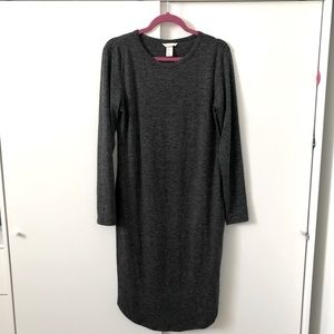 MIDI long sleeve bodycon dress